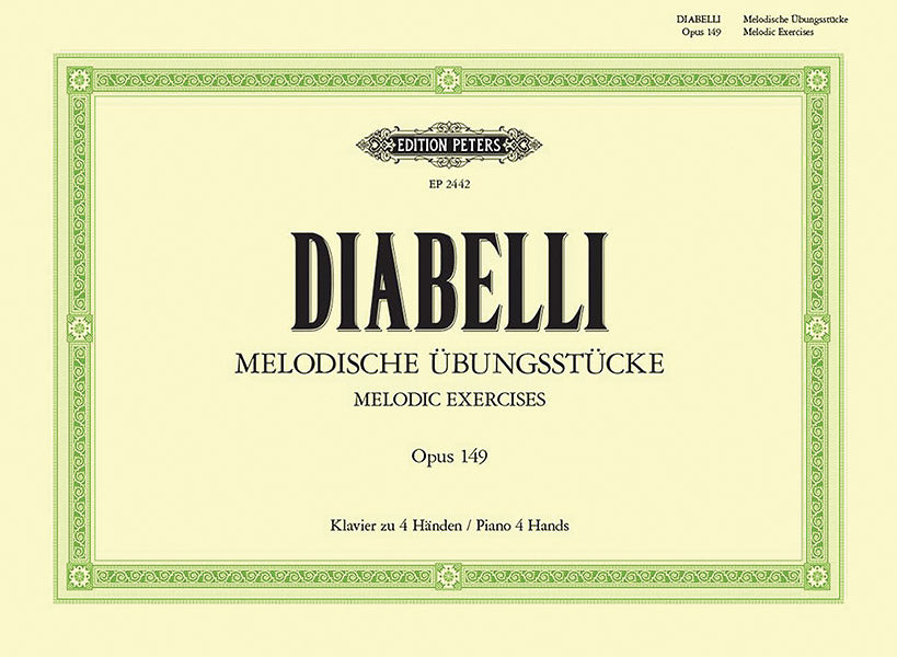 Melodious Exercises Op. 149 for Piano Duet Cover Image