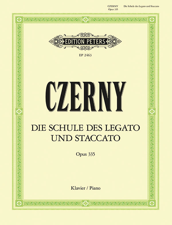 School of Legato & Staccato Op.335 Cover Image
