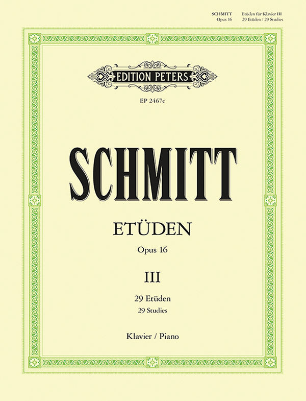 Studies Op. 16, Book III Cover Image