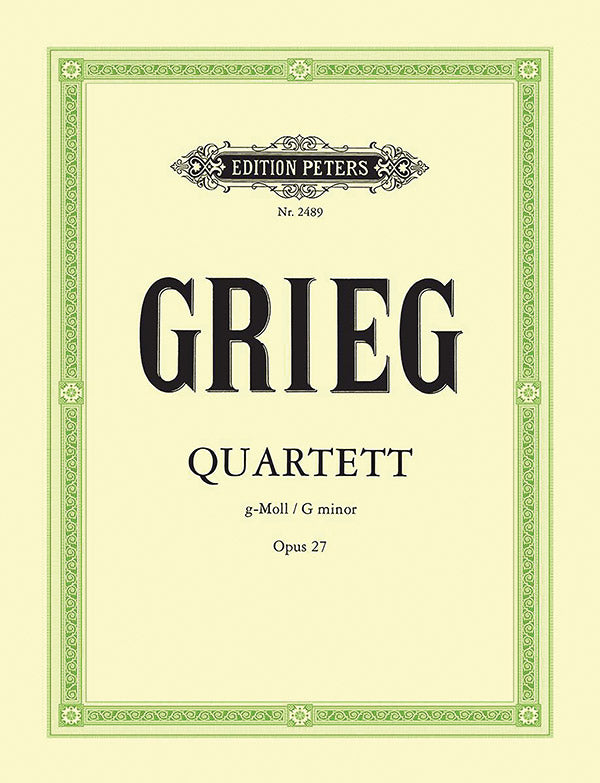 String Quartet in G minor Op. 27 Cover Image