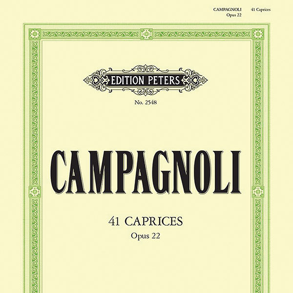 41 Caprices Op. 22 for Viola Cover Image