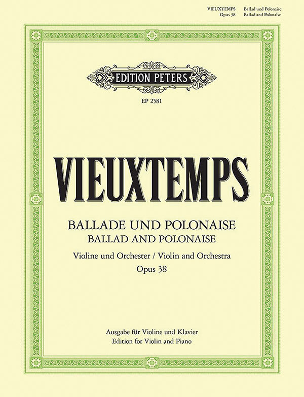 Ballade and Polonaise Op. 38 (Edition for Violin and Piano) Cover Image