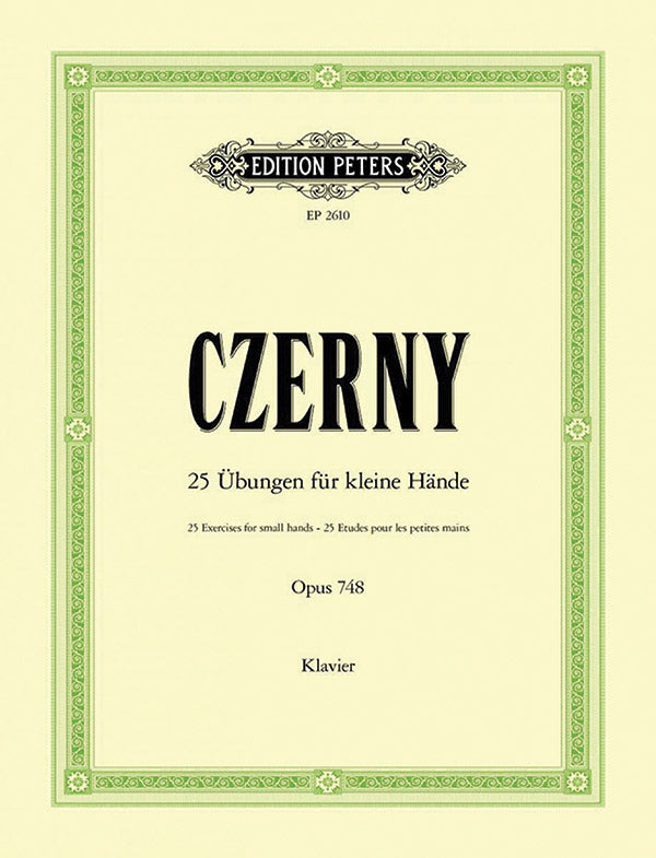 25 Exercises for Small Hands Op. 748 Cover Image