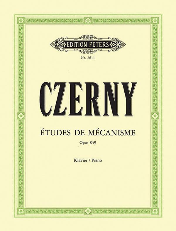 Preliminary School of Velocity Op. 849 for Piano (30 Études de mécanisme) Cover Image