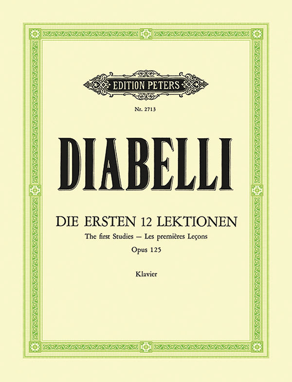 First Studies Op.125 Cover Image