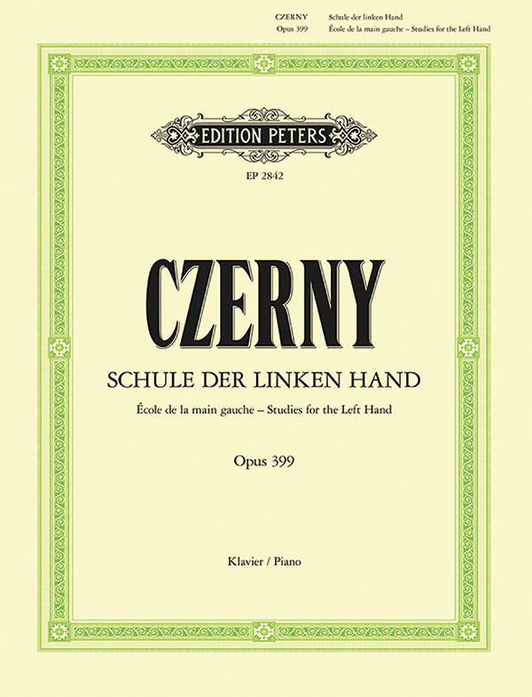 10 Studies for the Left Hand Op.399 Cover Image