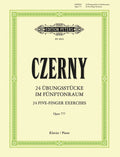 24 Five-Finger Exercises Op.777 Cover Image