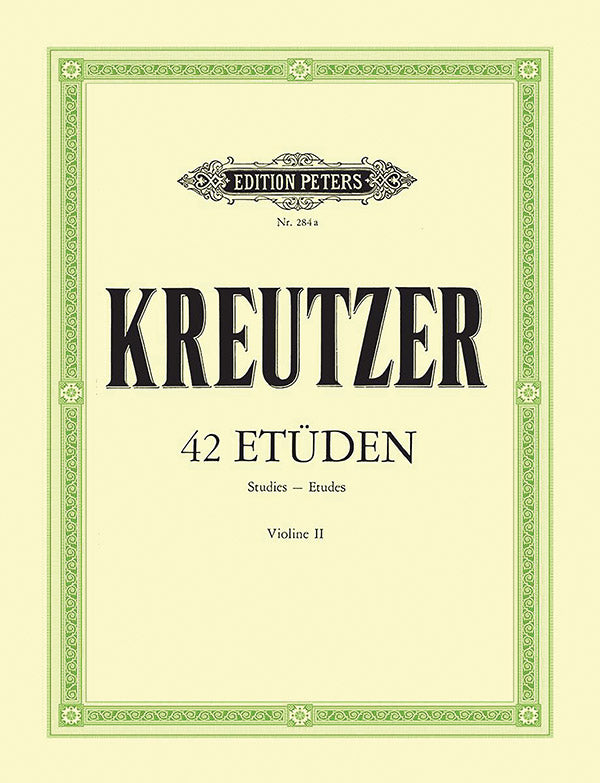 2nd Violin Accompaniment by F. Hermann to 42 Caprices for Violin Solo Cover Image