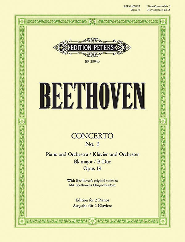 Piano Concerto No. 2 in B flat Op. 19 (Edition for 2 Pianos) Cover Image