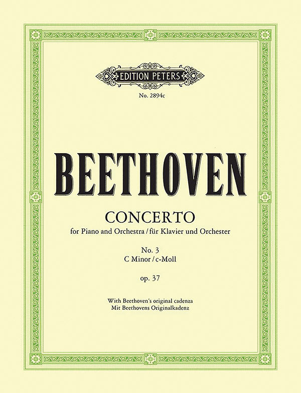 Piano Concerto No. 3 in C minor Op. 37 (Edition for 2 Pianos) Cover Image