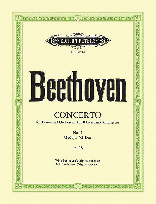 Piano Concerto No. 4 in G Op. 58 (Edition for 2 Pianos) Cover Image