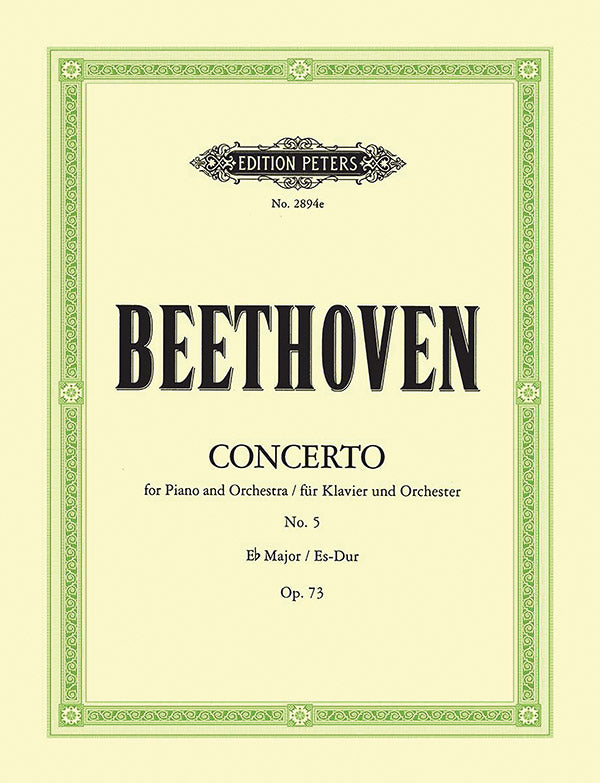 Piano Concerto No. 5 in E flat Op. 73 Emperor (Edition for 2 Pianos) Cover Image