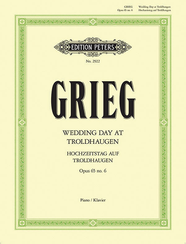 Wedding Day at Troldhaugen Op. 65 No. 6 Cover Image