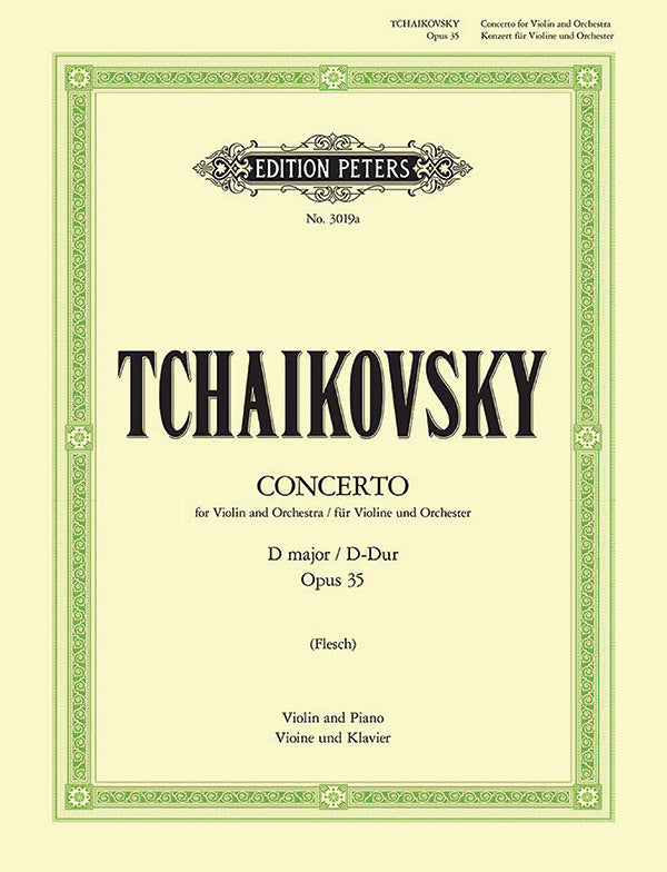 Violin Concerto in D Op. 35 (Edition for Violin and Piano by the Composer) Cover Image