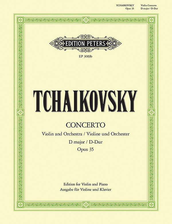 Violin Concerto in D Op. 35 (Edition for Violin and Piano by the Composer) Cover Image