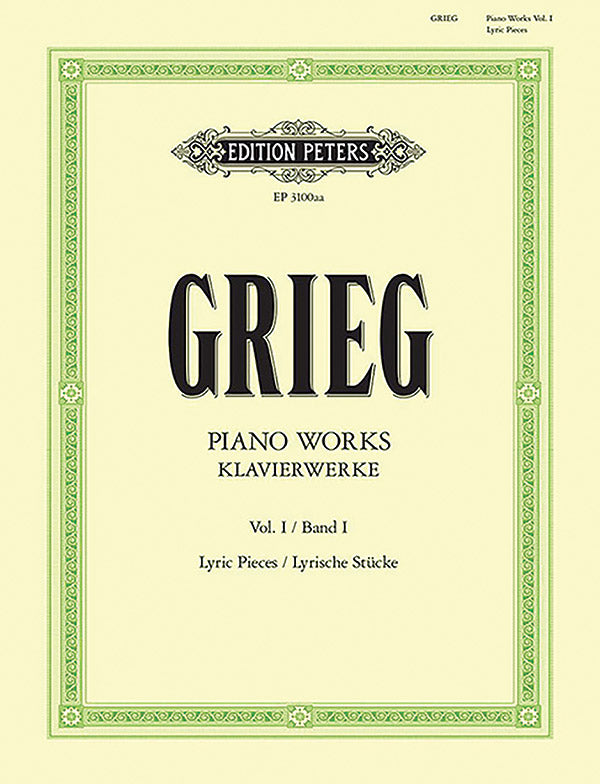 Piano Works, Vol. 1: Lyric Pieces Cover Image