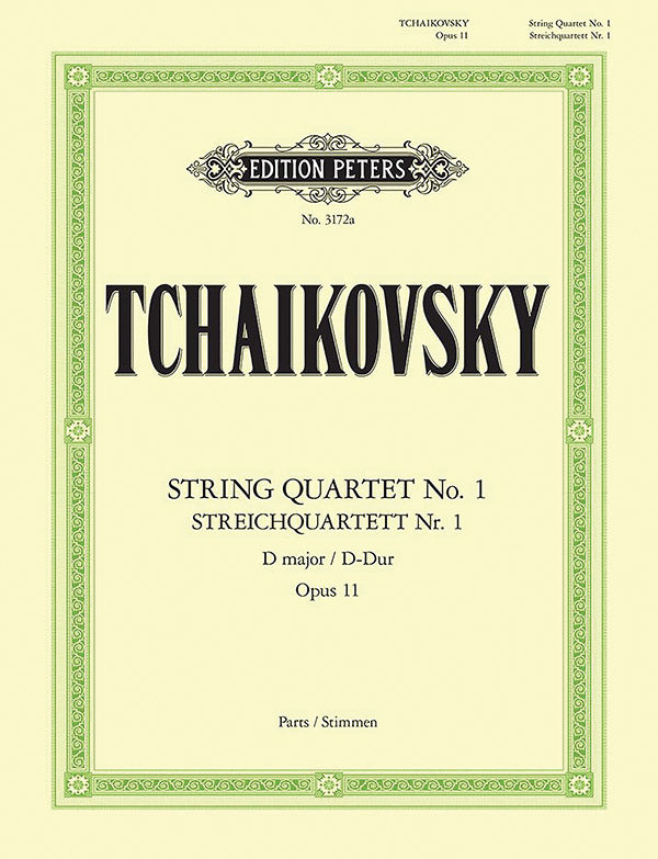 String Quartet No. 1 in D Op. 11 Cover Image