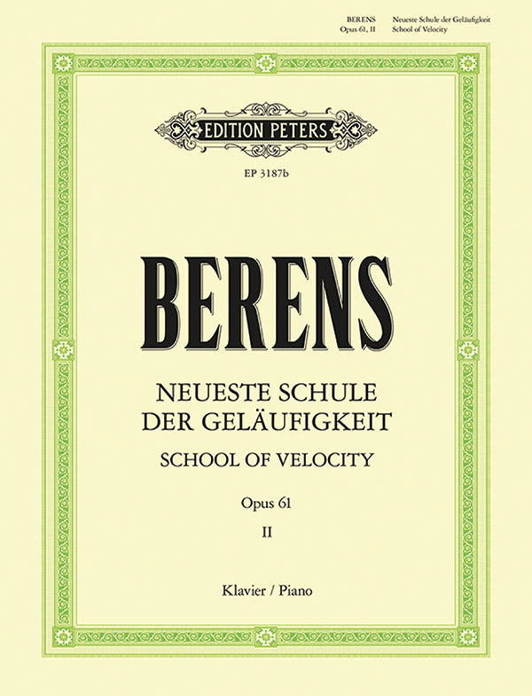 School of Velocity Op.61 Vol.2 Cover Image