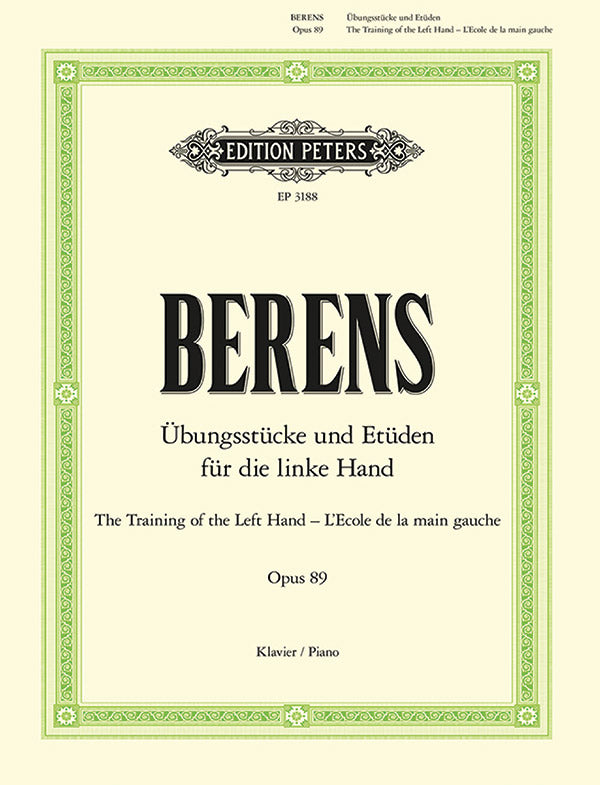 Training the Left Hand Op.89 Cover Image
