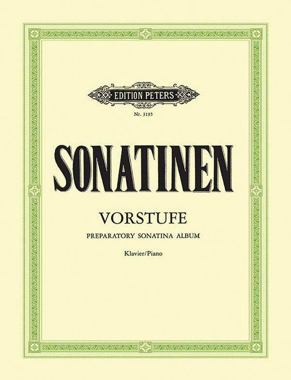 Preparatory Sonatina Album for Piano Cover Image