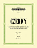 24 Studies for the Left Hand Op.718 Cover Image