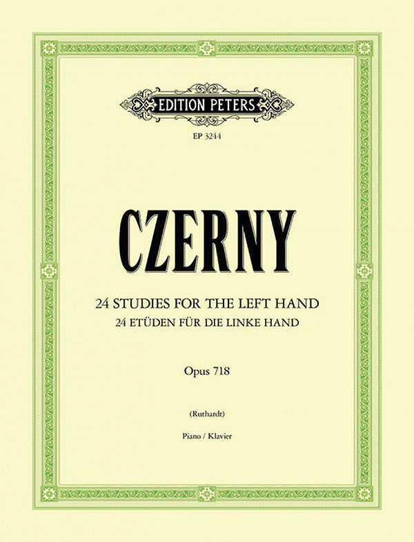 24 Studies for the Left Hand Op.718 Cover Image