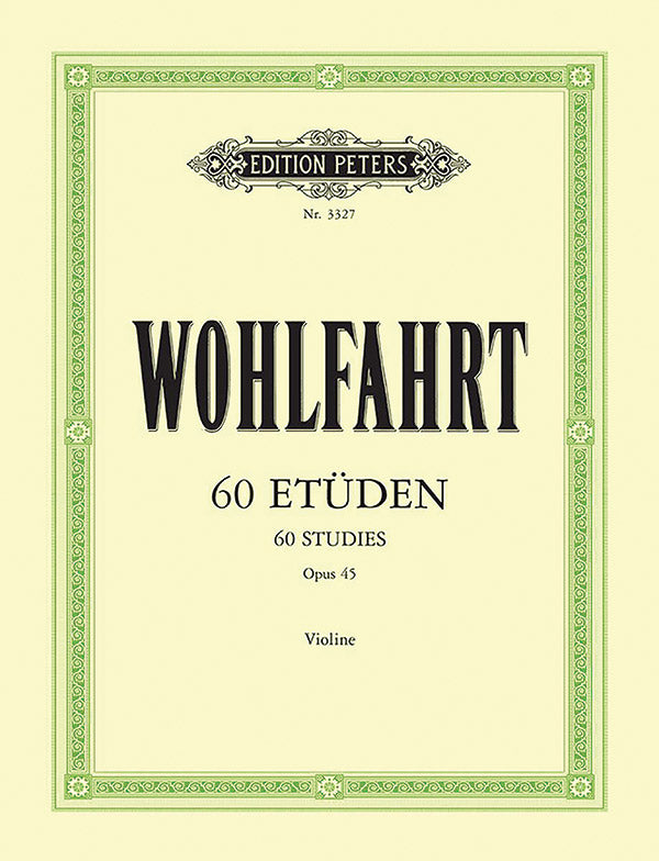 60 Studies Op. 45 for Violin Cover Image
