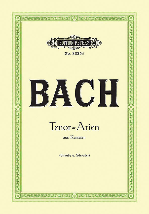 15 Tenor Arias from Cantatas Cover Image