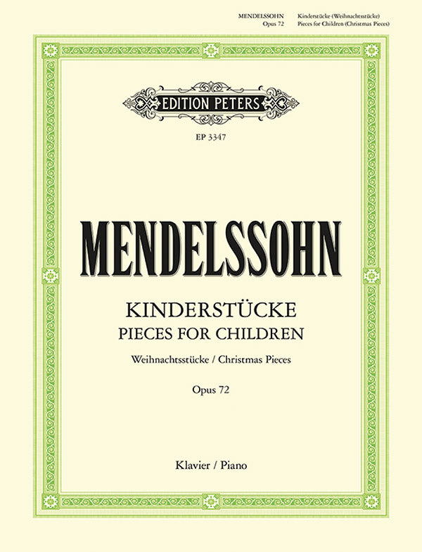 6 Children's Pieces Op.72 Cover Image
