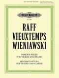 3 Romantic Pieces for Violin and Piano by Raff, Vieuxtemps and Wieniawski Cover Image