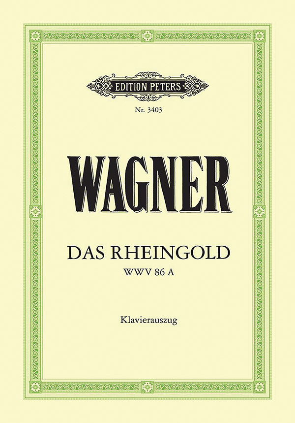 Das Rheingold WWV 86a (Vocal Score) Cover Image