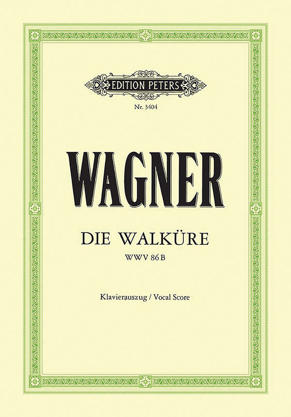 Die Walküre WWV 86b (Vocal Score) Cover Image