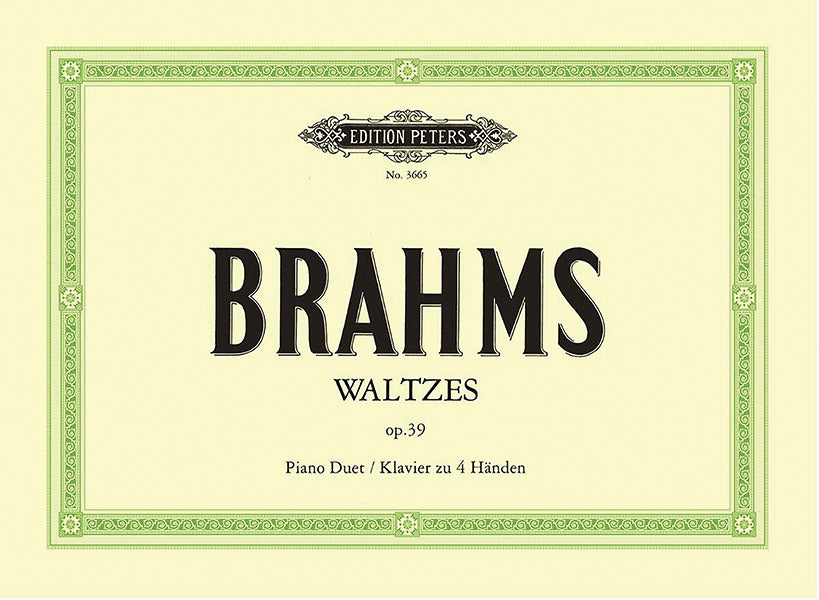 Waltzes Op. 39 for Piano Duet Cover Image