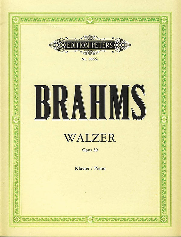 16 Waltzes Op.39 Cover Image
