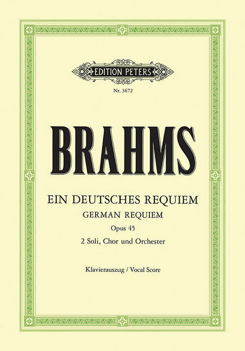Ein deutsches Requiem (A German Requiem) Op. 45 Cover Image