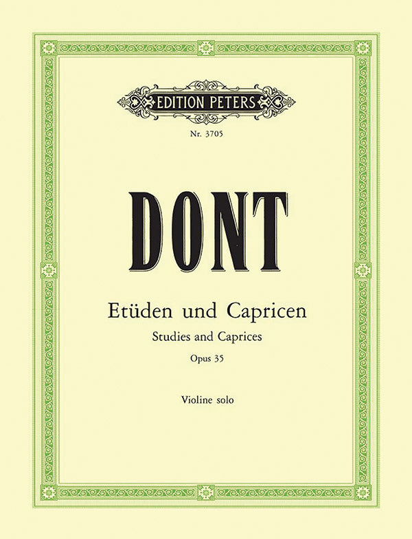 24 Etudes and Caprices Op. 35 for Violin Cover Image