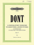 24 Preparatory Exercises to the Kreutzer and Rode Studies Op. 37 for Violin Cover Image