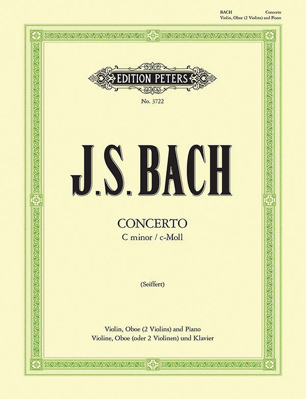 Concerto for Violin and Oboe (Edition for Violin, Oboe [2nd Violin] and Piano) Cover Image