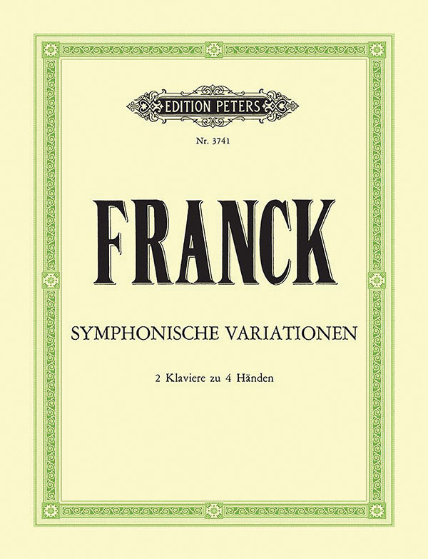 Symphonic Variations for Piano and Orchestra (Edition for 2 Pianos) Cover Image