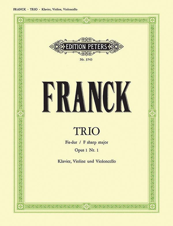 Piano Trio in F sharp Op. 1 No. 1 Cover Image
