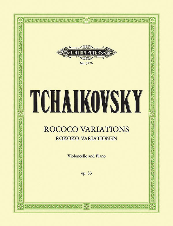 Variations on a Rococo Theme Op. 33 (Edition for Cello and Piano) Cover Image
