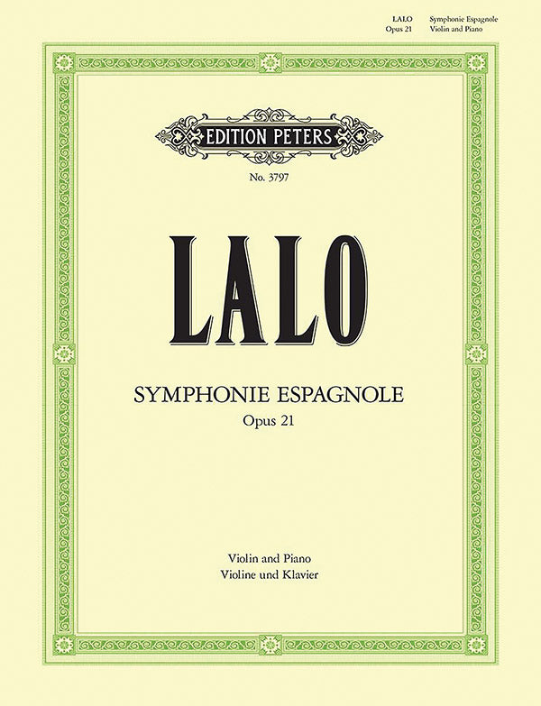 Symphonie espagnole Op. 21 (Edition for Violin and Piano) Cover Image