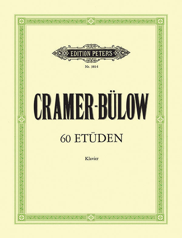 60 Studies for Piano, Selected and ed. by Hans von Bülow Cover Image