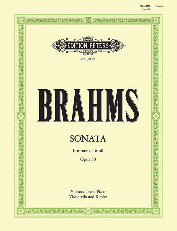 Cello Sonata No. 1 in E minor Op. 38 Cover Image