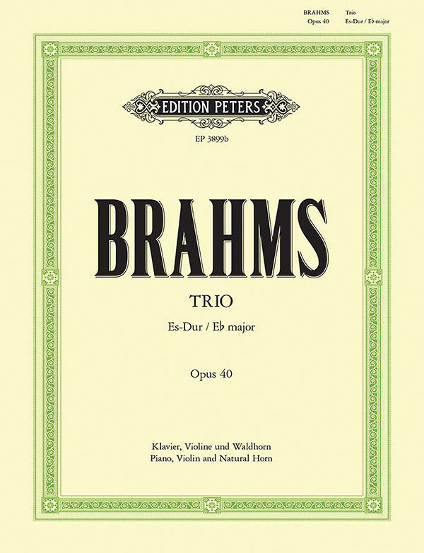 Horn Trio in E flat Op. 40  Cover Image