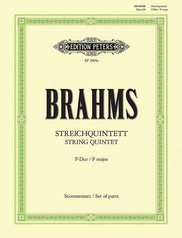String Quintet No. 1 in F Op. 88 Cover Image