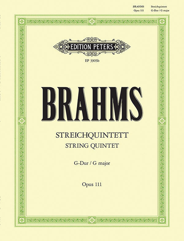 String Quintet No. 2 in G Op. 111 Cover Image