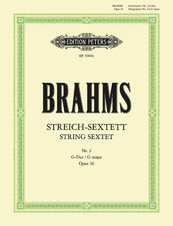 String Sextet No. 2 in G Op. 36 Cover Image