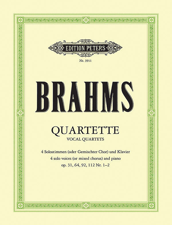 12 Quartets for 4 Voices (Mixed Choir) and Piano Cover Image