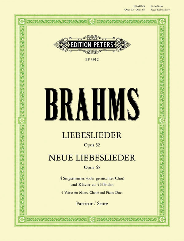 Liebeslieder Op. 52; Neue Liebeslieder Op. 65 Cover Image